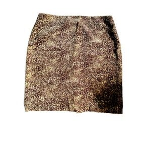 TALBOTS animal print 🐆 skirt
